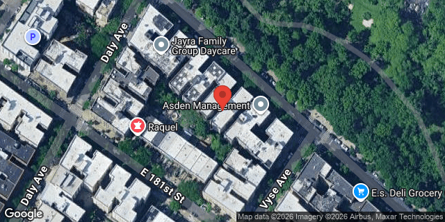 Aerial map of 938 BRONX PARK SOUTH, Bronx