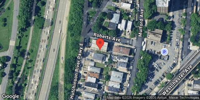 Aerial map of 1686 HUTCHINSON RVR PY E, Bronx