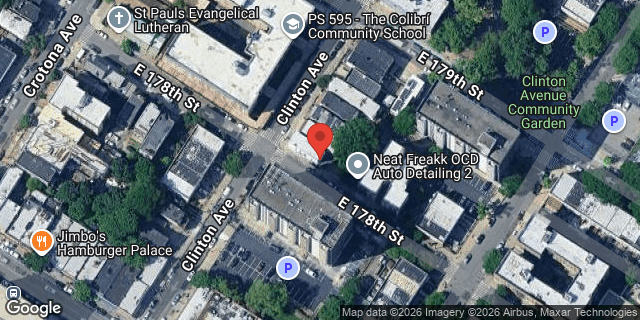Aerial map of 731 EAST 178 STREET, Bronx