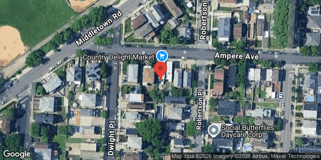 Aerial map of 3148 AMPERE AVENUE, Bronx