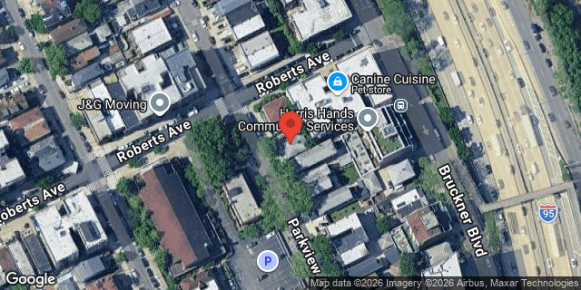 Aerial map of 1646 PARKVIEW AVENUE, Bronx