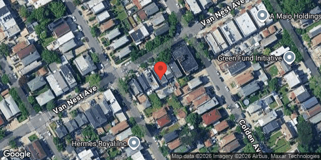 Aerial map of 980 VAN NEST AVENUE, Bronx