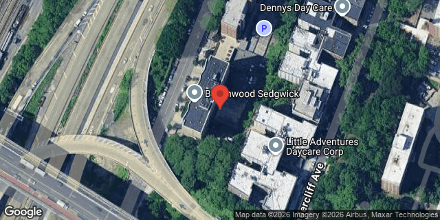 Aerial map of 1514 SEDGWICK AVENUE, Bronx