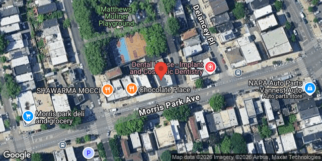 Aerial map of 845 MORRIS PARK AVENUE, Bronx