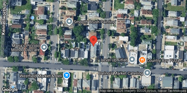 Aerial map of 1605 STADIUM AVENUE, Bronx