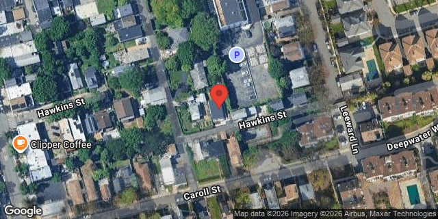 Aerial map of 179 HAWKINS STREET, Bronx