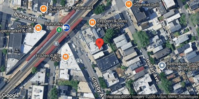 Aerial map of 1762 CROSBY AVENUE, Bronx