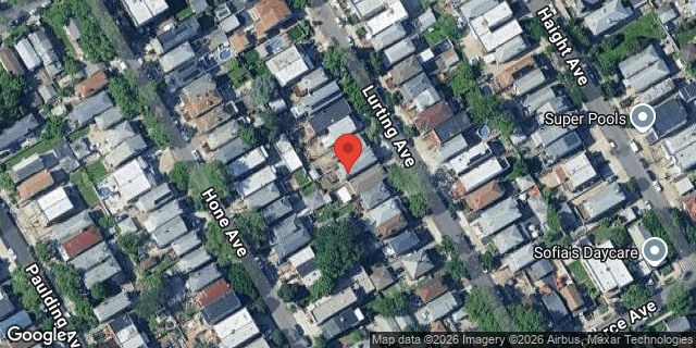 Aerial map of 1633 LURTING AVENUE, Bronx