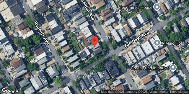 Aerial map of 1707 COLDEN AVENUE, Bronx