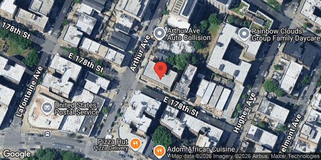 Aerial map of 601 EAST 178 STREET, Bronx