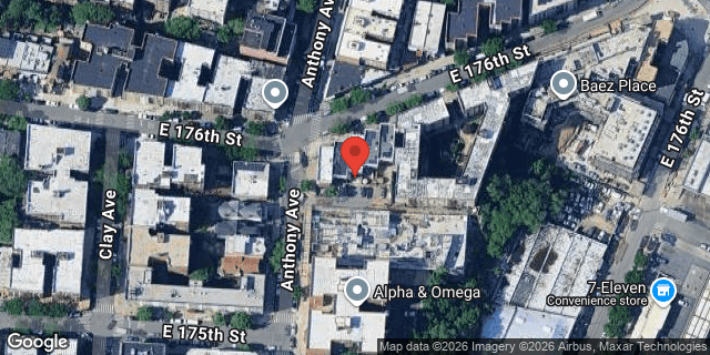 Aerial map of 304 EAST 176 STREET, Bronx