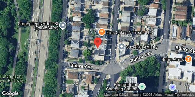 Aerial map of 1805 MULFORD AVENUE, Bronx