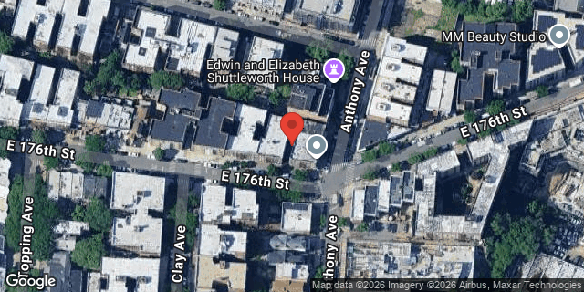 Aerial map of 273 EAST 176 STREET, Bronx