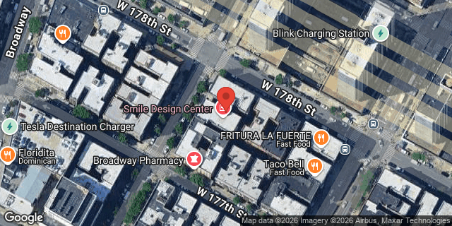 Aerial map of 612 WEST 178 STREET, Manhattan
