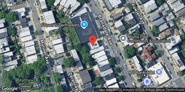 Aerial map of 1857 BRONXDALE AVENUE, Bronx