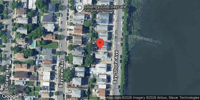 Aerial map of 1651 BAY SHORE AVENUE, Bronx