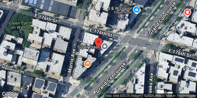 Aerial map of 146 EAST 176 STREET, Bronx
