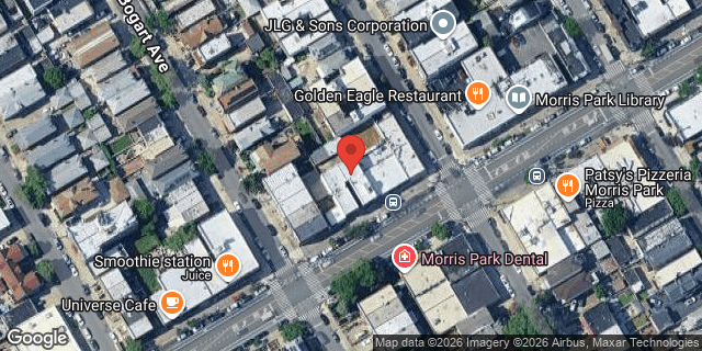 Aerial map of 959 MORRIS PARK AVENUE, Bronx