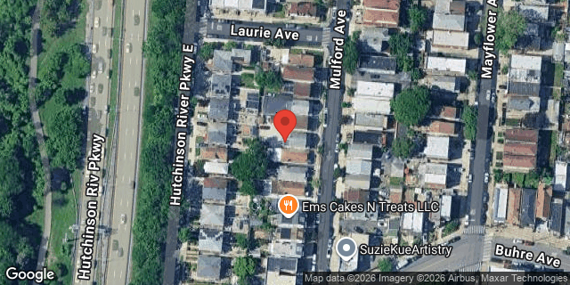 Aerial map of 1819 MULFORD AVENUE, Bronx