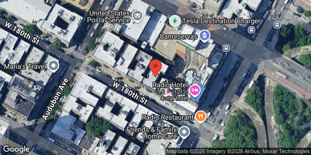 Aerial map of 517 WEST 180 STREET, Manhattan