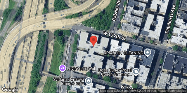 Aerial map of 227 HAVEN AVENUE, Manhattan