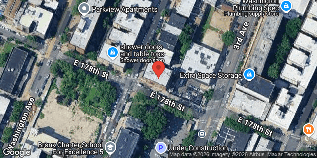 Aerial map of 505 EAST 178 STREET, Bronx