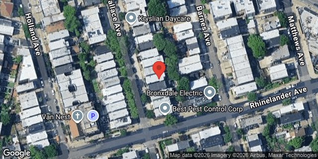 Aerial map of 1910 WALLACE AVENUE, Bronx