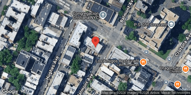 Aerial map of 654 EAST 180 STREET, Bronx