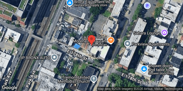 Aerial map of 461 EAST 178 STREET, Bronx