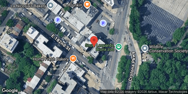 Aerial map of 803 EAST 182 STREET, Bronx