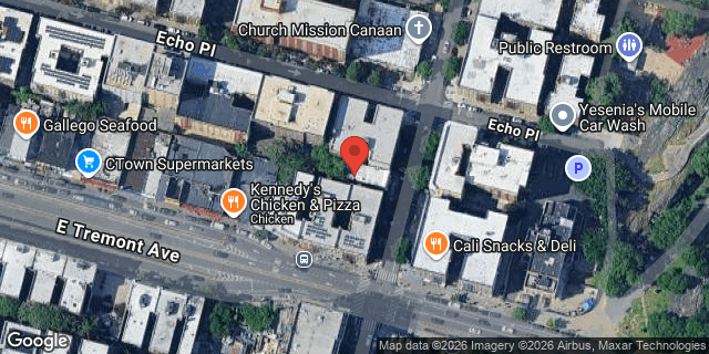 Aerial map of 1915 ANTHONY AVENUE, Bronx