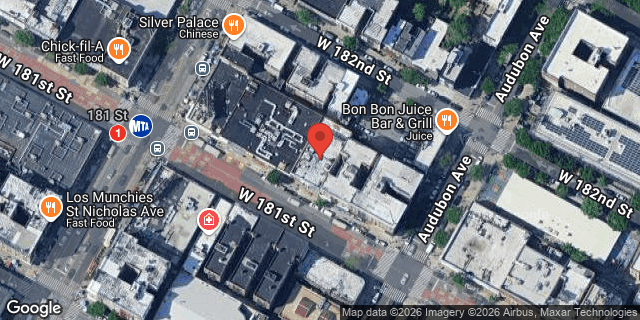 Aerial map of 571 WEST 181 STREET, Manhattan