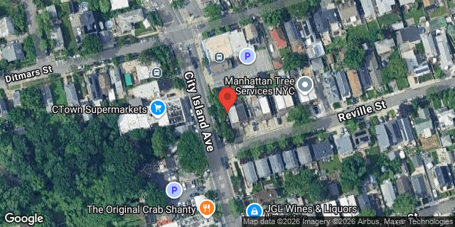 Aerial map of 141 REVILLE STREET, Bronx
