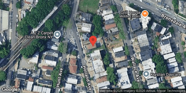 Aerial map of 1944 HOLLAND AVENUE, Bronx