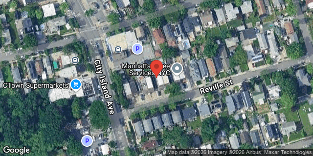 Aerial map of 149 REVILLE STREET, Bronx