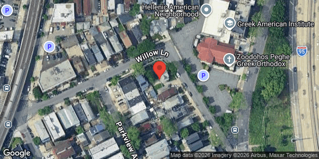 Aerial map of 3144 WILLOW LANE, Bronx