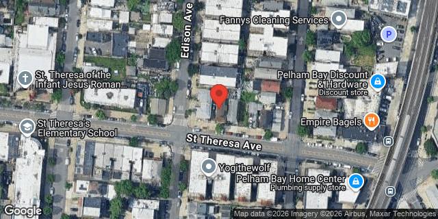 Aerial map of 2905 ST THERESA AVENUE, Bronx
