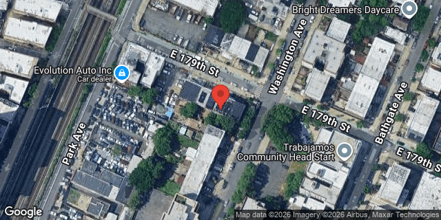 Aerial map of 462 EAST 179 STREET, Bronx
