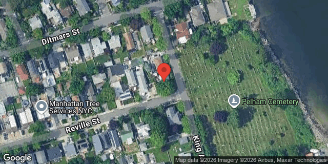 Aerial map of 383 KING AVENUE, Bronx