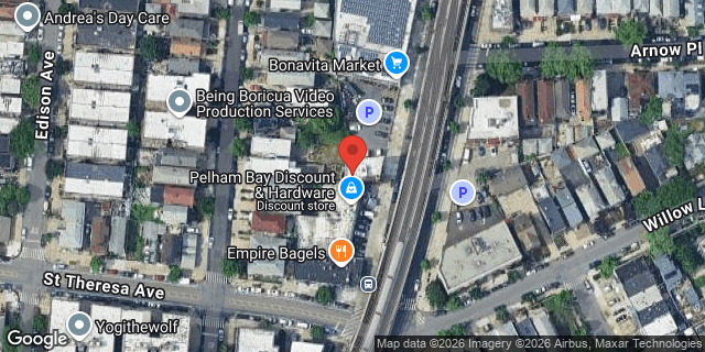 Aerial map of 3131 WESTCHESTER AVENUE, Bronx