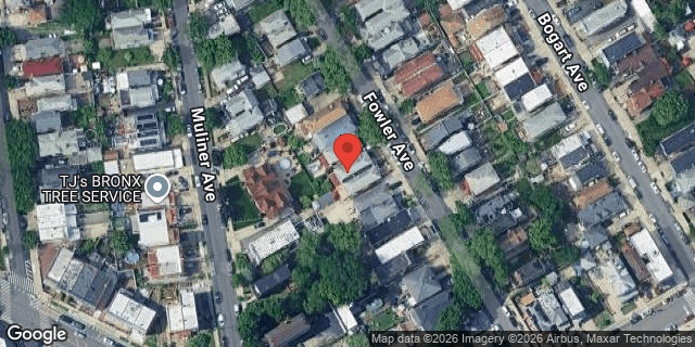 Aerial map of 1935 FOWLER AVENUE, Bronx