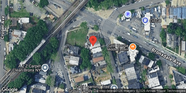 Aerial map of 1965 WALLACE AVENUE, Bronx