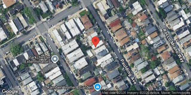 Aerial map of 1853 PAULDING AVENUE, Bronx