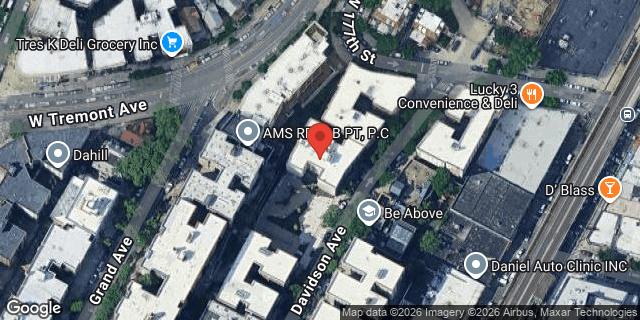 Aerial map of 1815 DAVIDSON AVENUE, Bronx