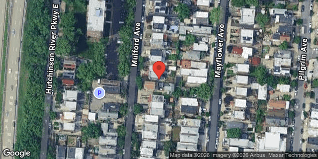 Aerial map of 1930 MULFORD AVENUE, Bronx
