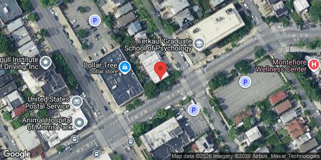 Aerial map of 1801 YATES AVENUE, Bronx
