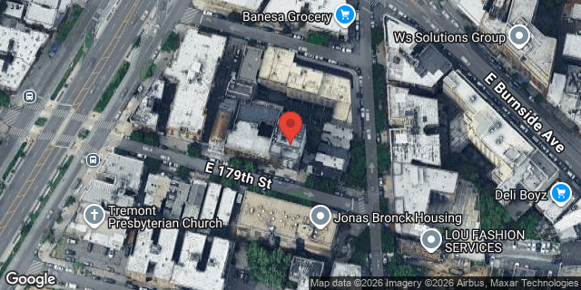 Aerial map of 225 EAST 179 STREET, Bronx
