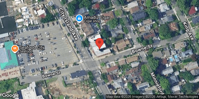 Aerial map of 452 CITY ISLAND AVENUE, Bronx