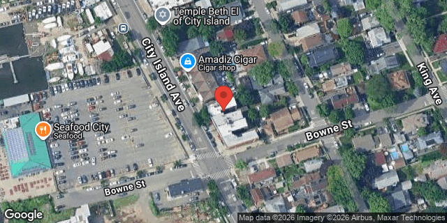 Aerial map of 456 CITY ISLAND AVENUE, Bronx