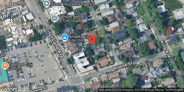 Aerial map of 461C MINNIEFORD AVENUE, Bronx